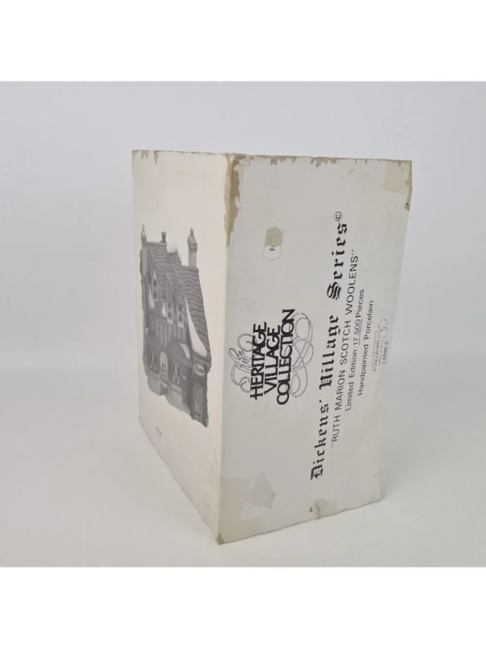 Department 56 Ruth Marion Scotch Woolens 5585-9 Dickens Village Lighted House